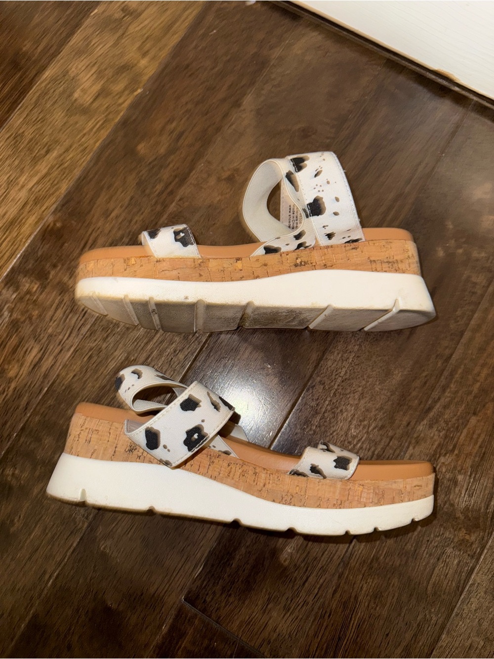 Moana Cow Print Platform Sandals Women’s Size 9M
Cork Slide Sandals - Picture 3 of 6